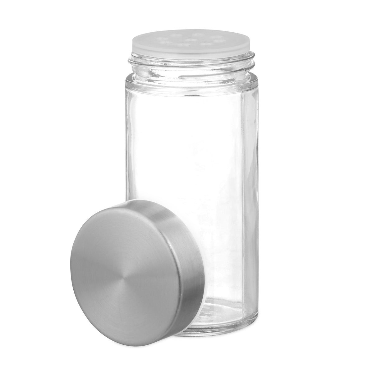 Spice carousel in stainless steel with 20 glasses