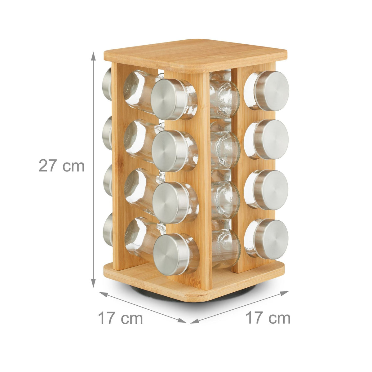 Spice carousel with 16 jars