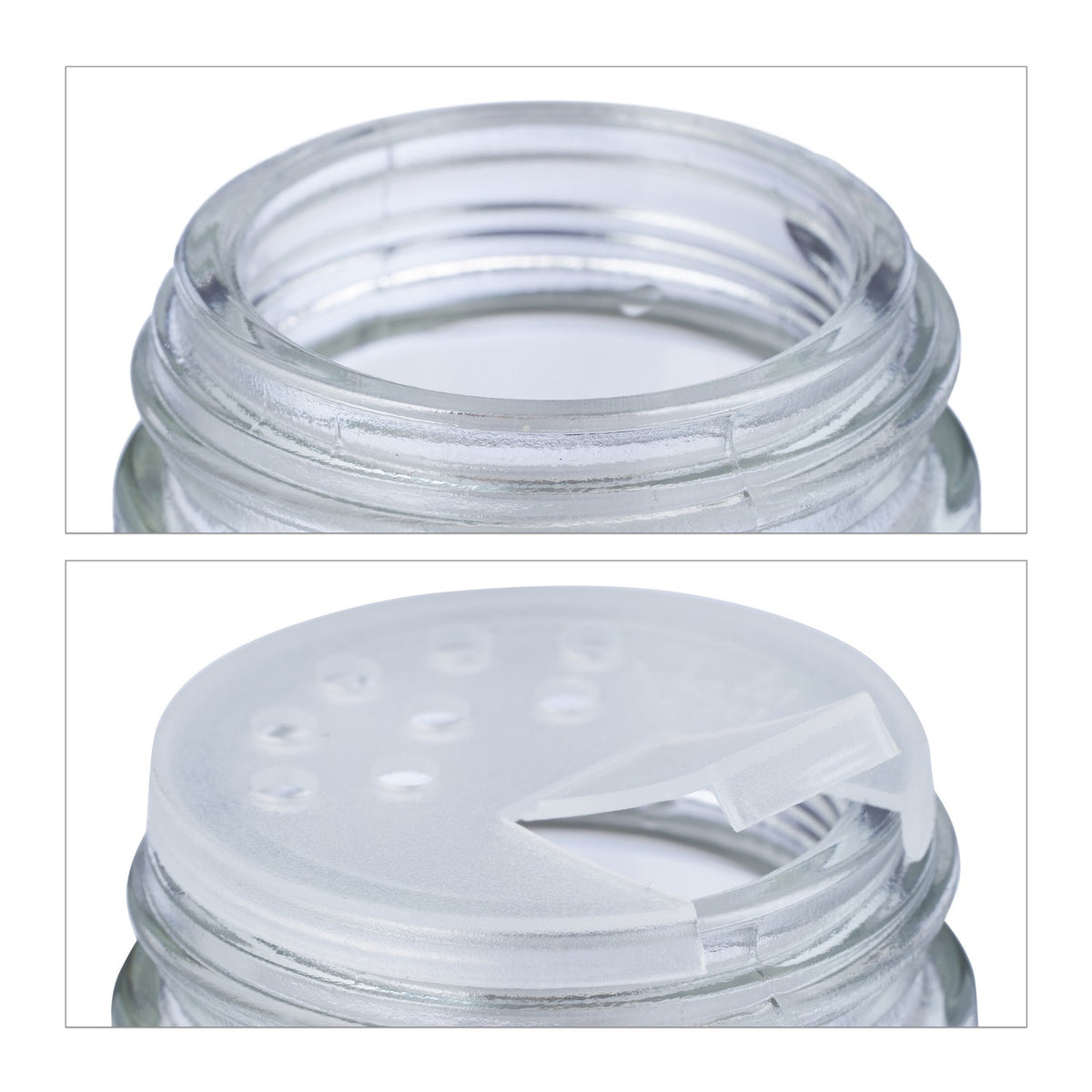 Spice jar set with bamboo lid