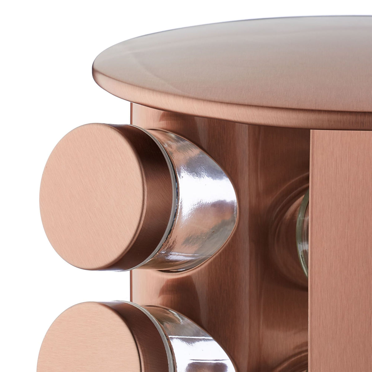 Spice rack with 12 pcs. glass jars