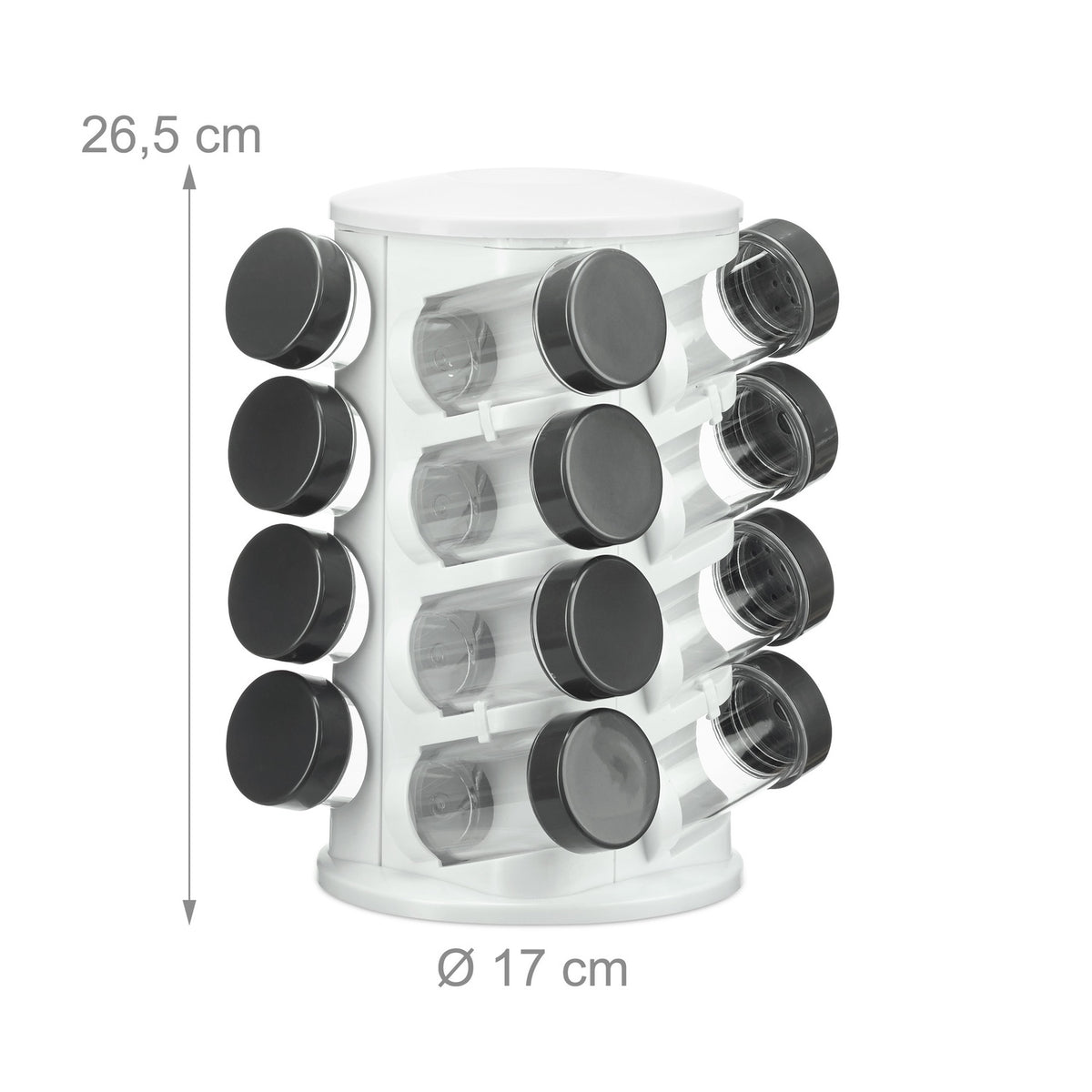 Spice shelf 16 containers
