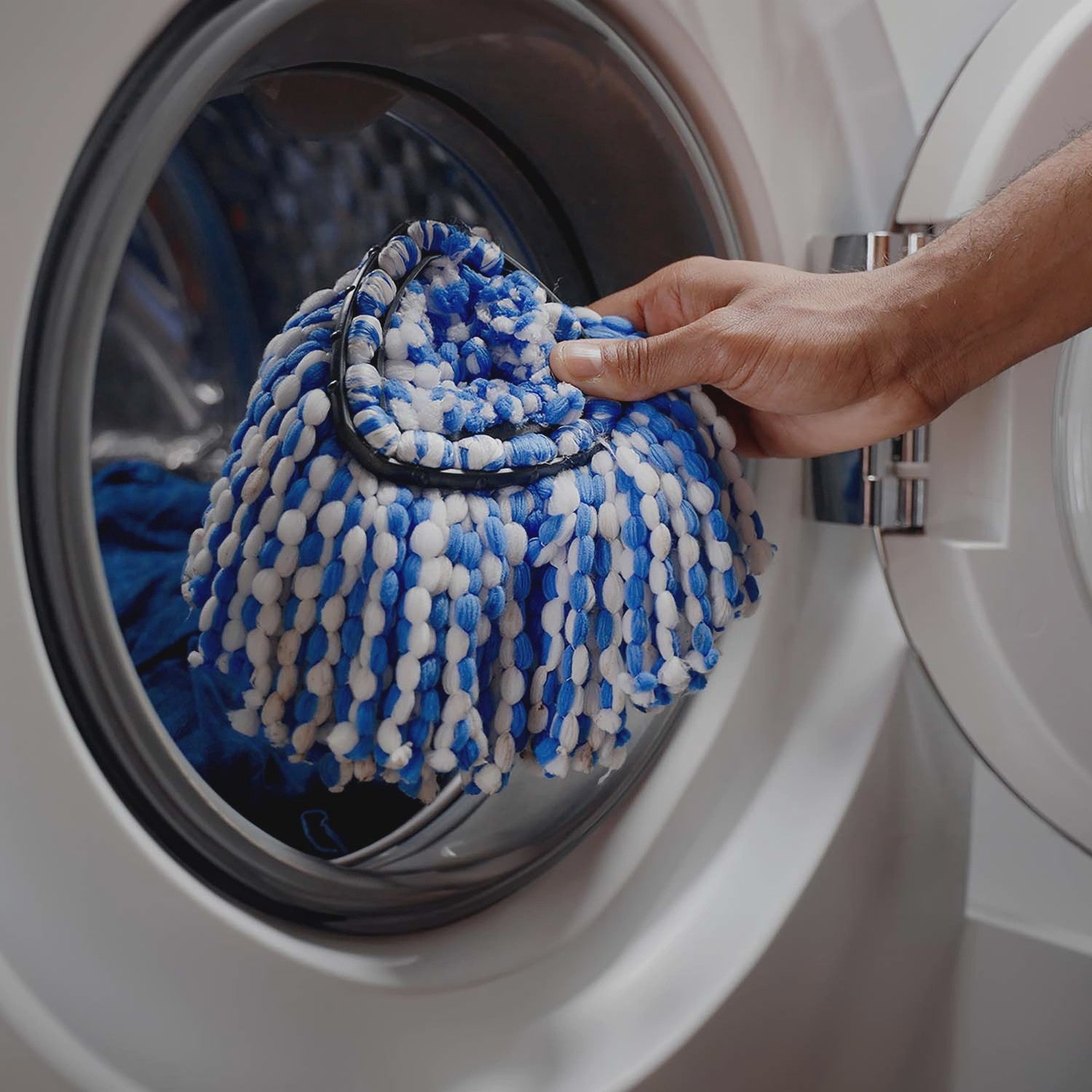 Spin Mop System with Dual Chamber Bucket