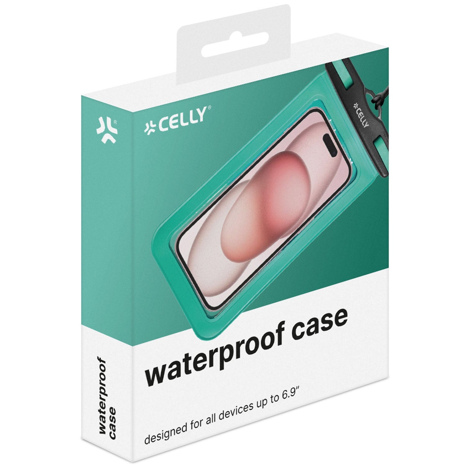 Splashbag Waterproof bag IP68 max 6.9" Turquoise