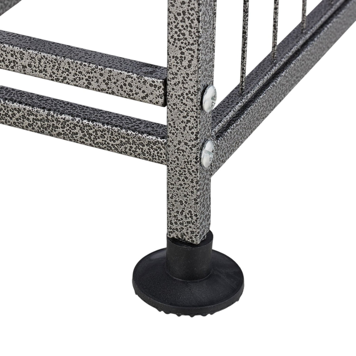 Sports Equipment Rack – Metal, 2 Baskets, Shelves