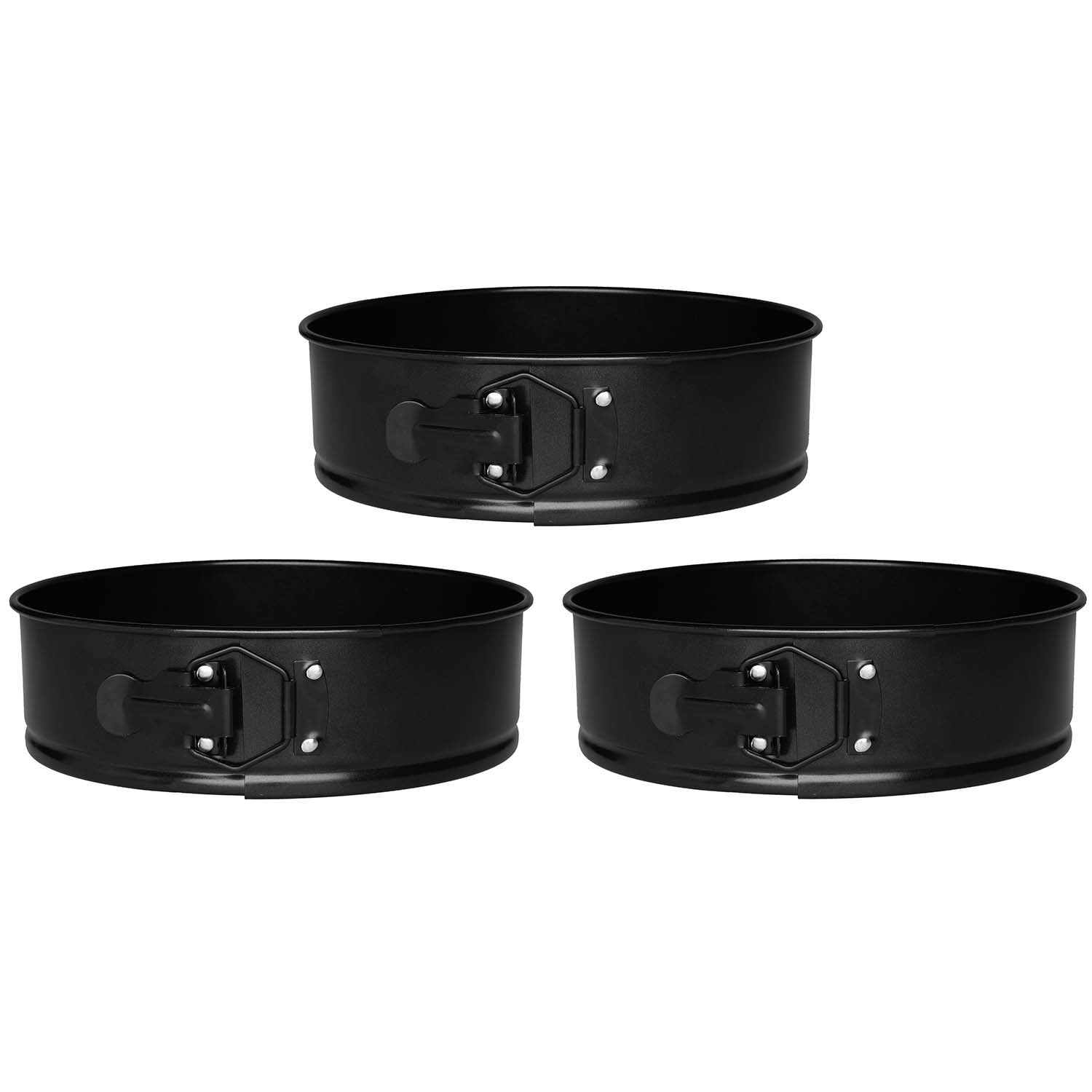 Springform Pans with Removable Base, Set of 3