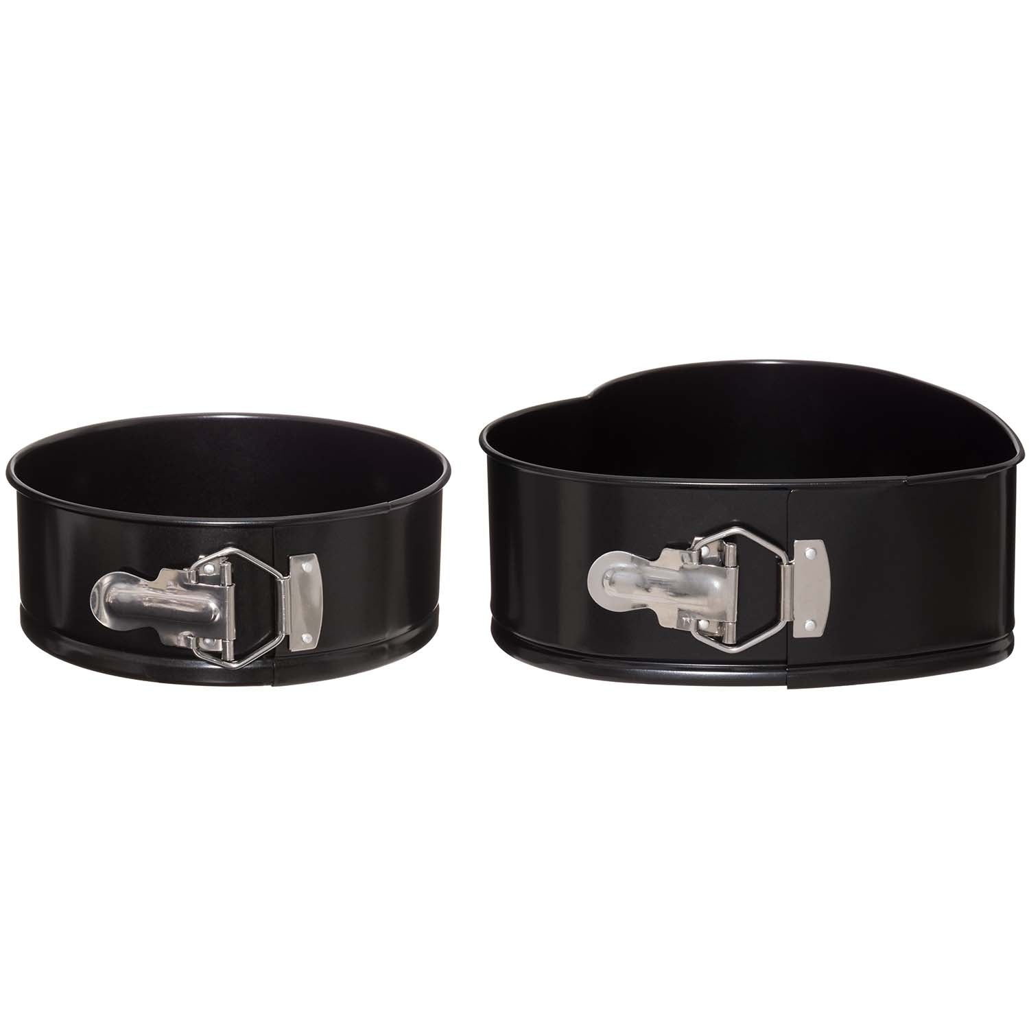Springform Pans with Removable Bottom, Set of 2