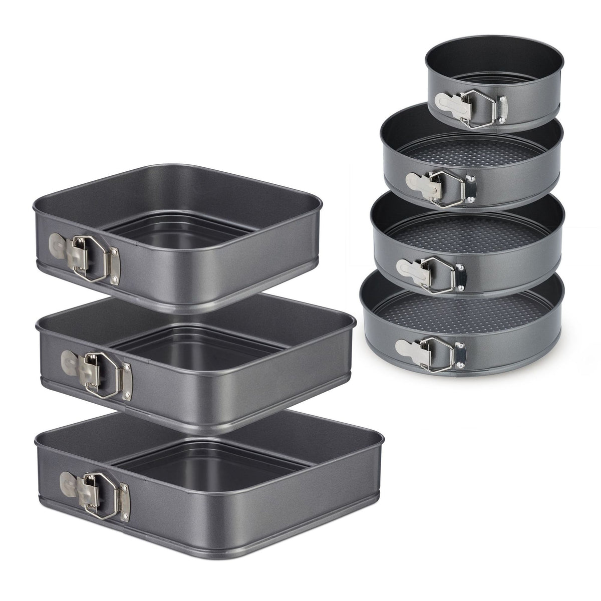 Springform set round &amp; square
