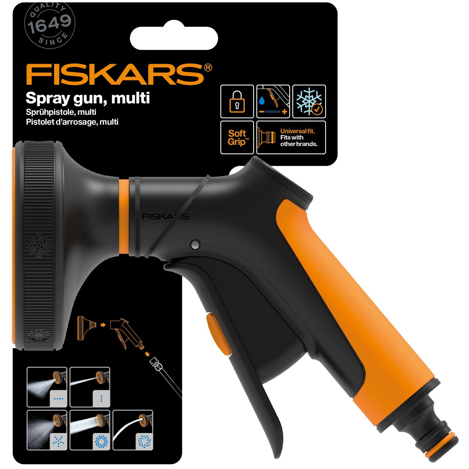 Sprinkler gun multifunction. front tr.