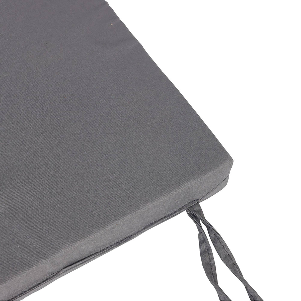 Square Chair Cushions with Ties, Set of 4