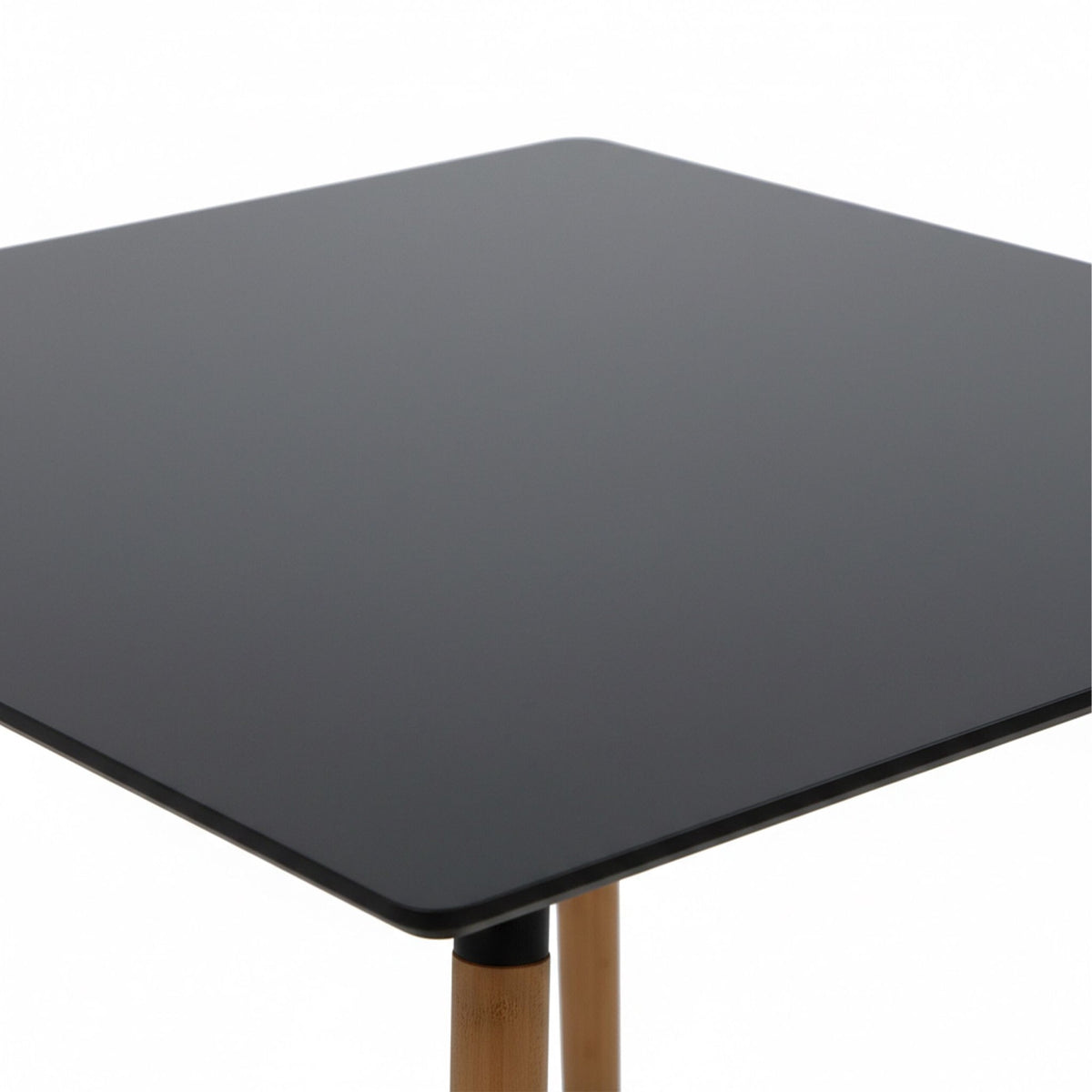 Square Dining Table, MDF Top, Bamboo Legs