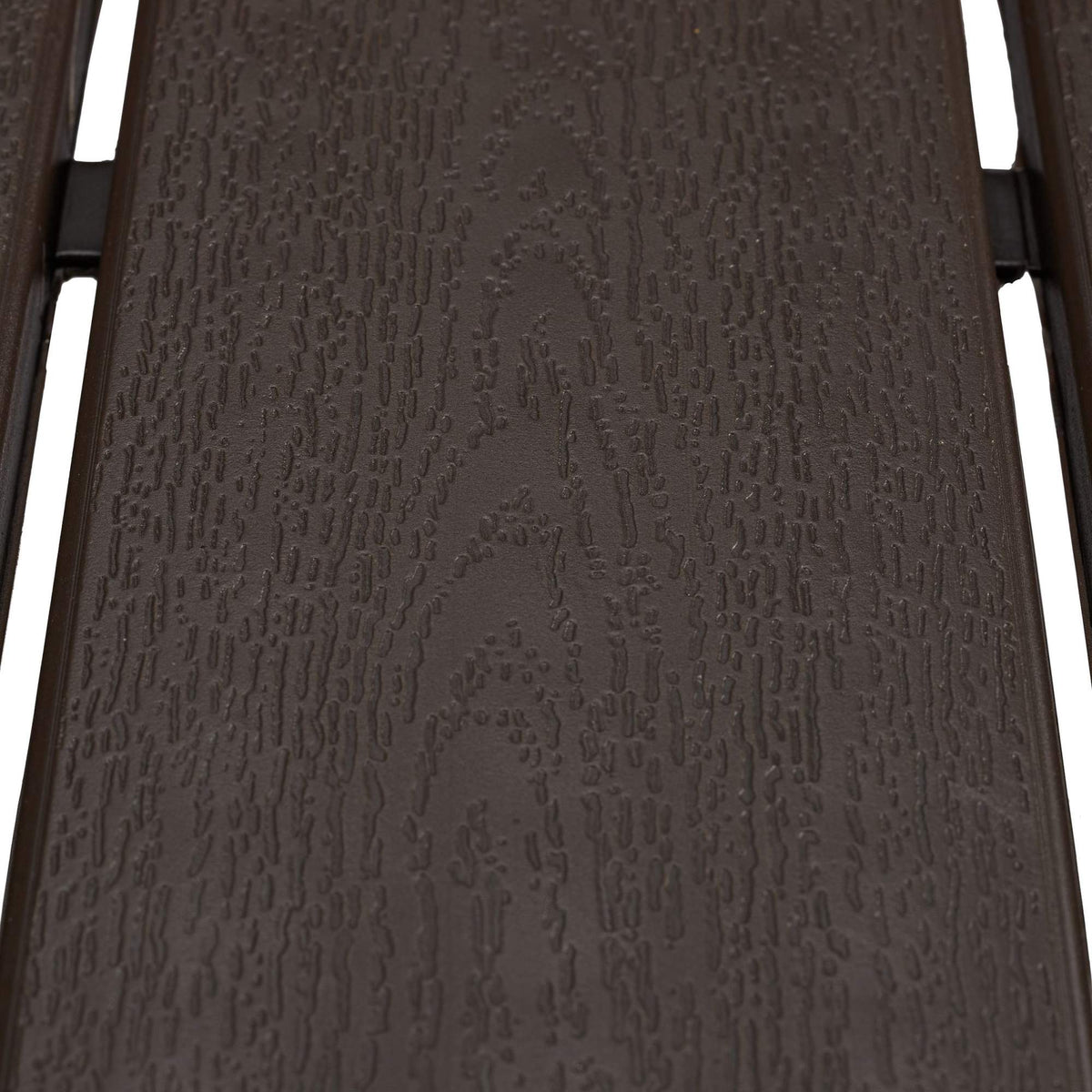 Square Garden Table with Wood Effect