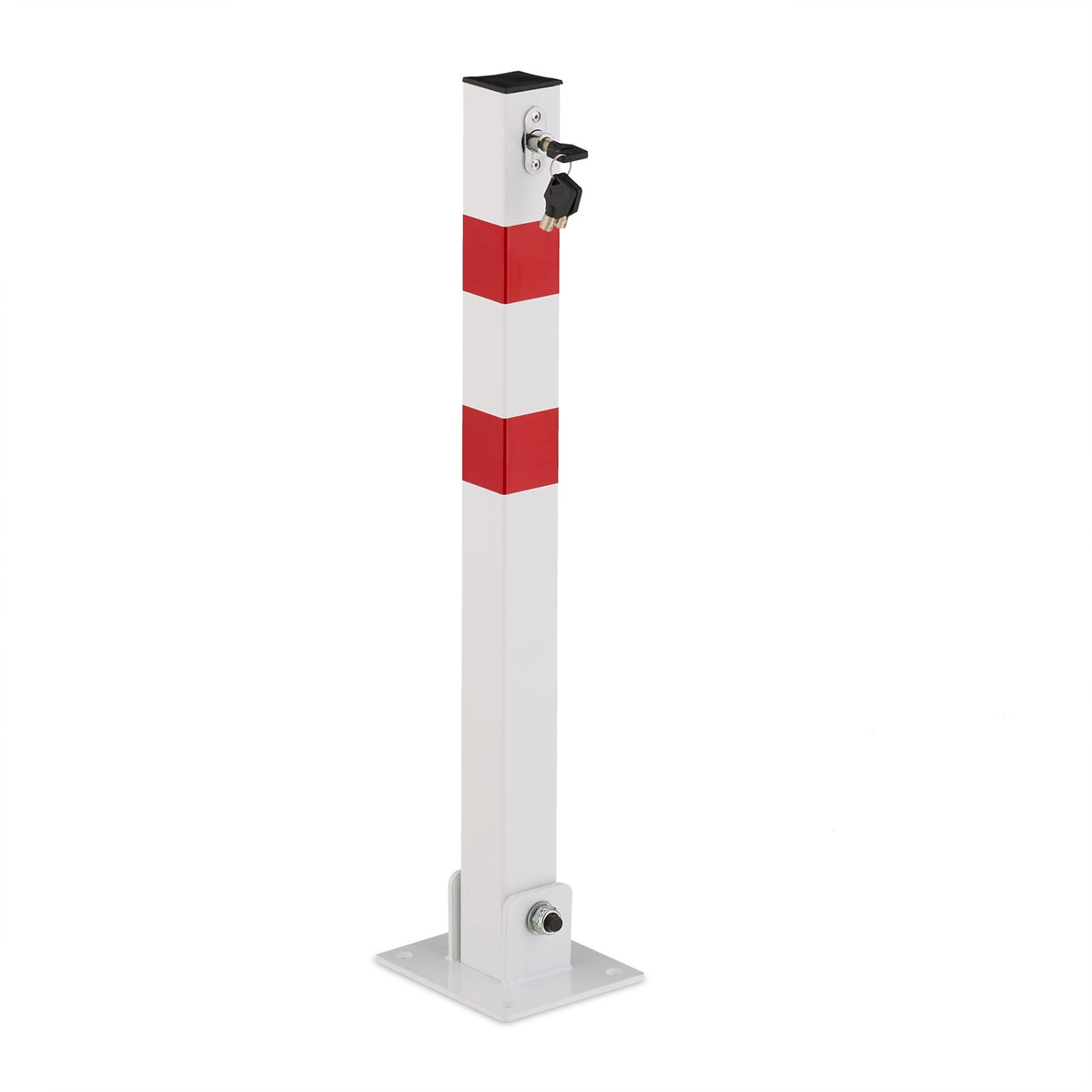 Square Steel Folding Barrier Post for Driveways