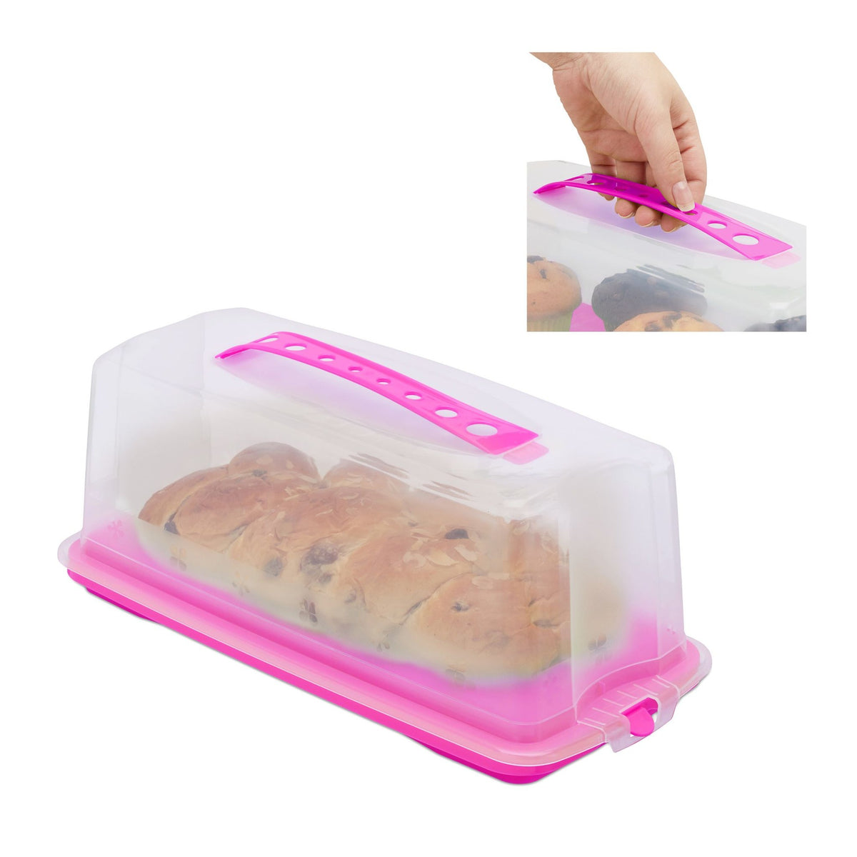 Square cake box
