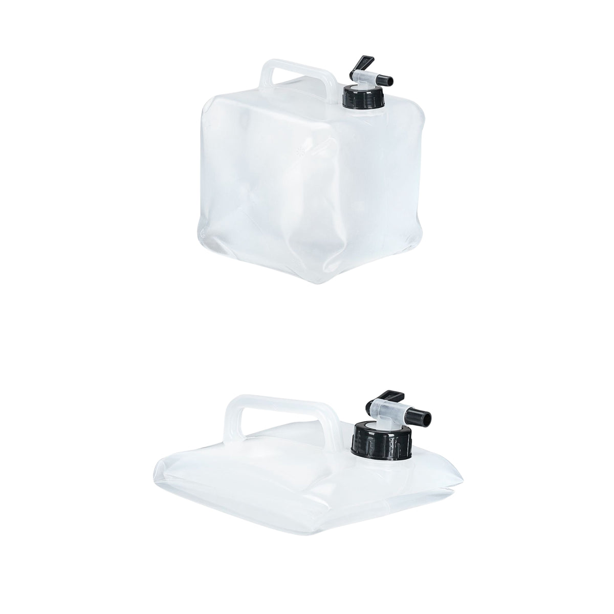 Square collapsible capsules in a set of 4