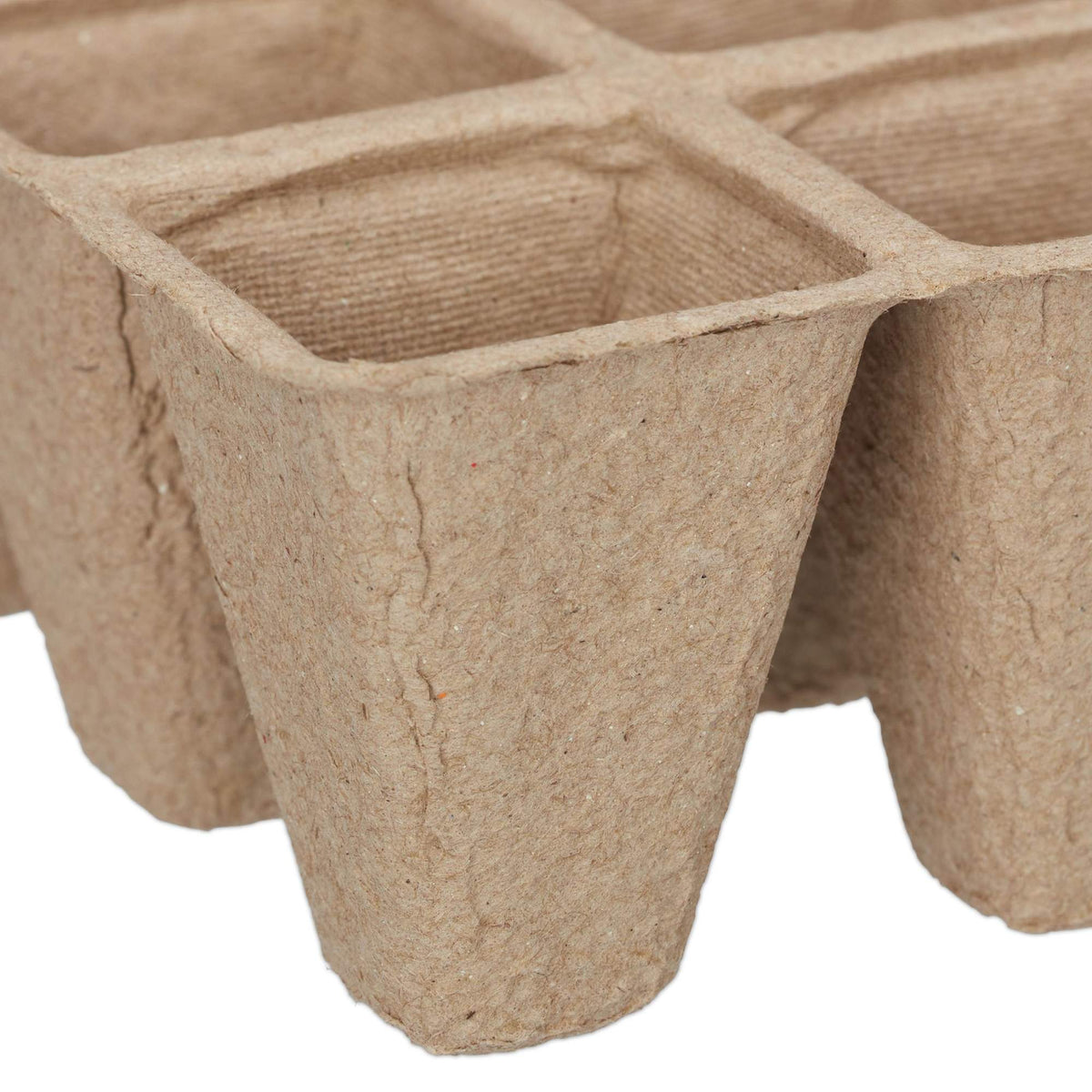 Square fiber pots