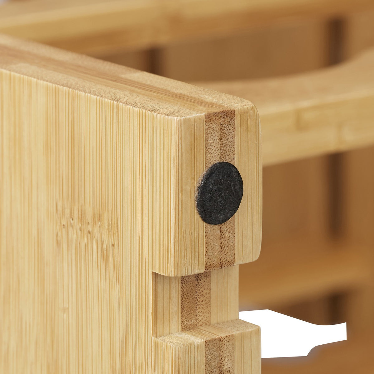 Stackable bamboo wine rack