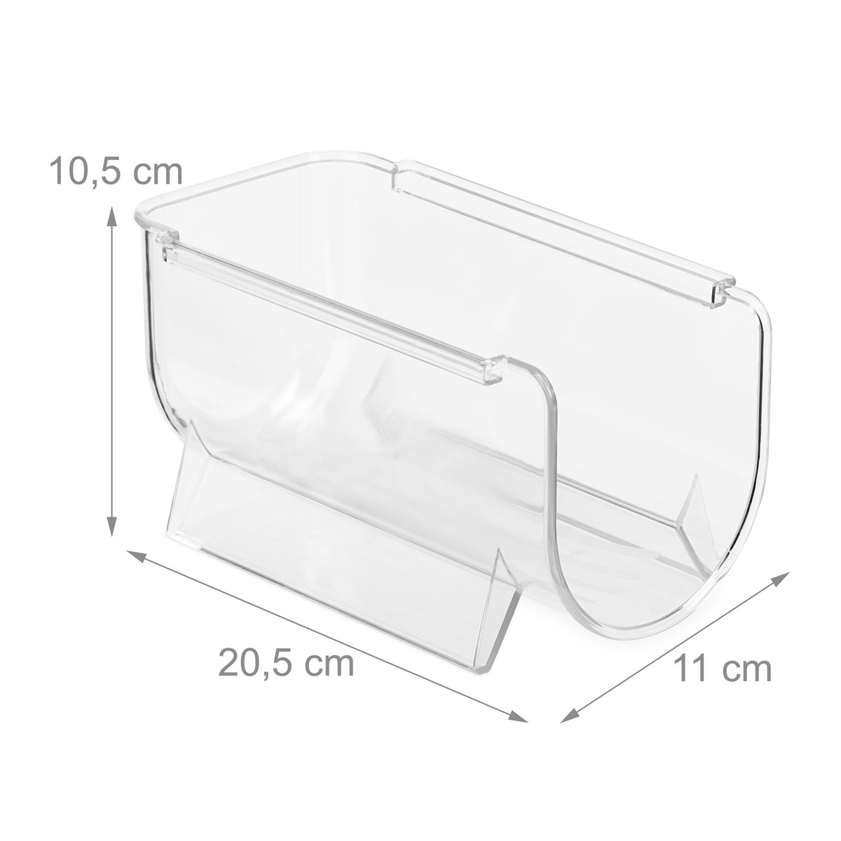 Stackable bottle rack for refrigerator