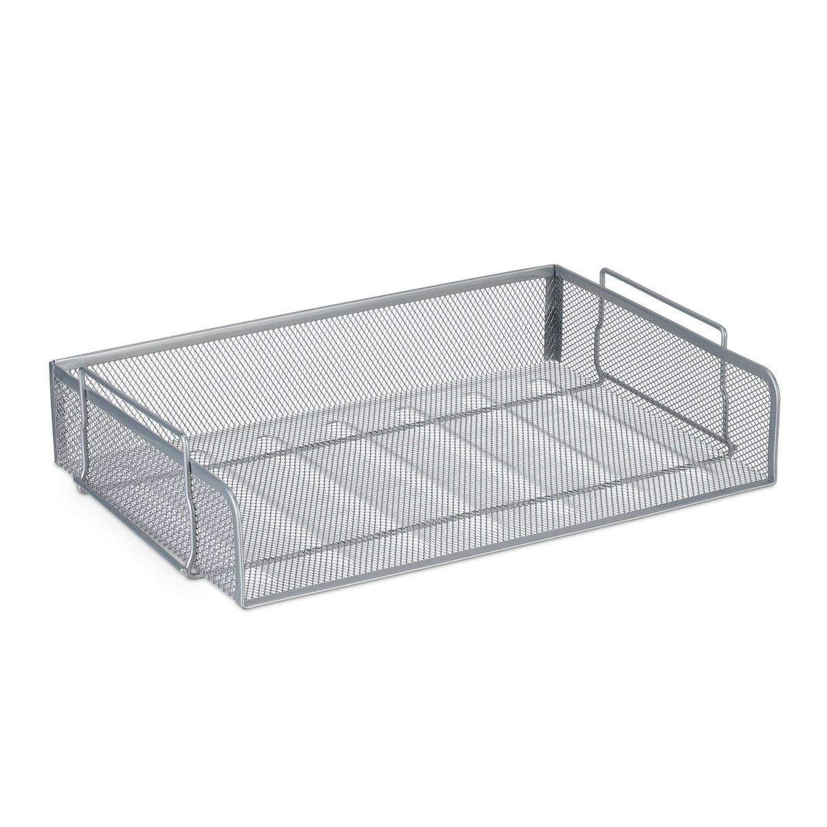 Stackable metal document tray