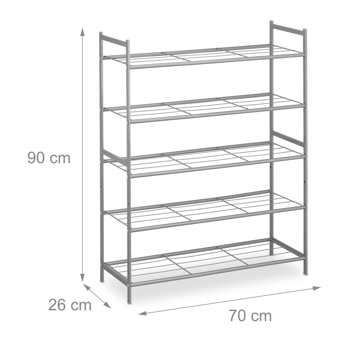 Stackable shoe shelf