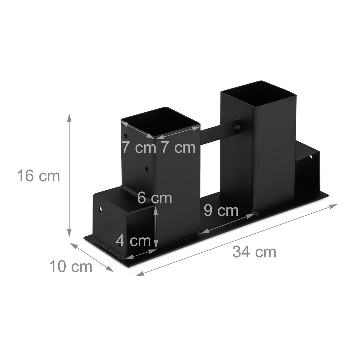 Stackable supports in wood Set of 2