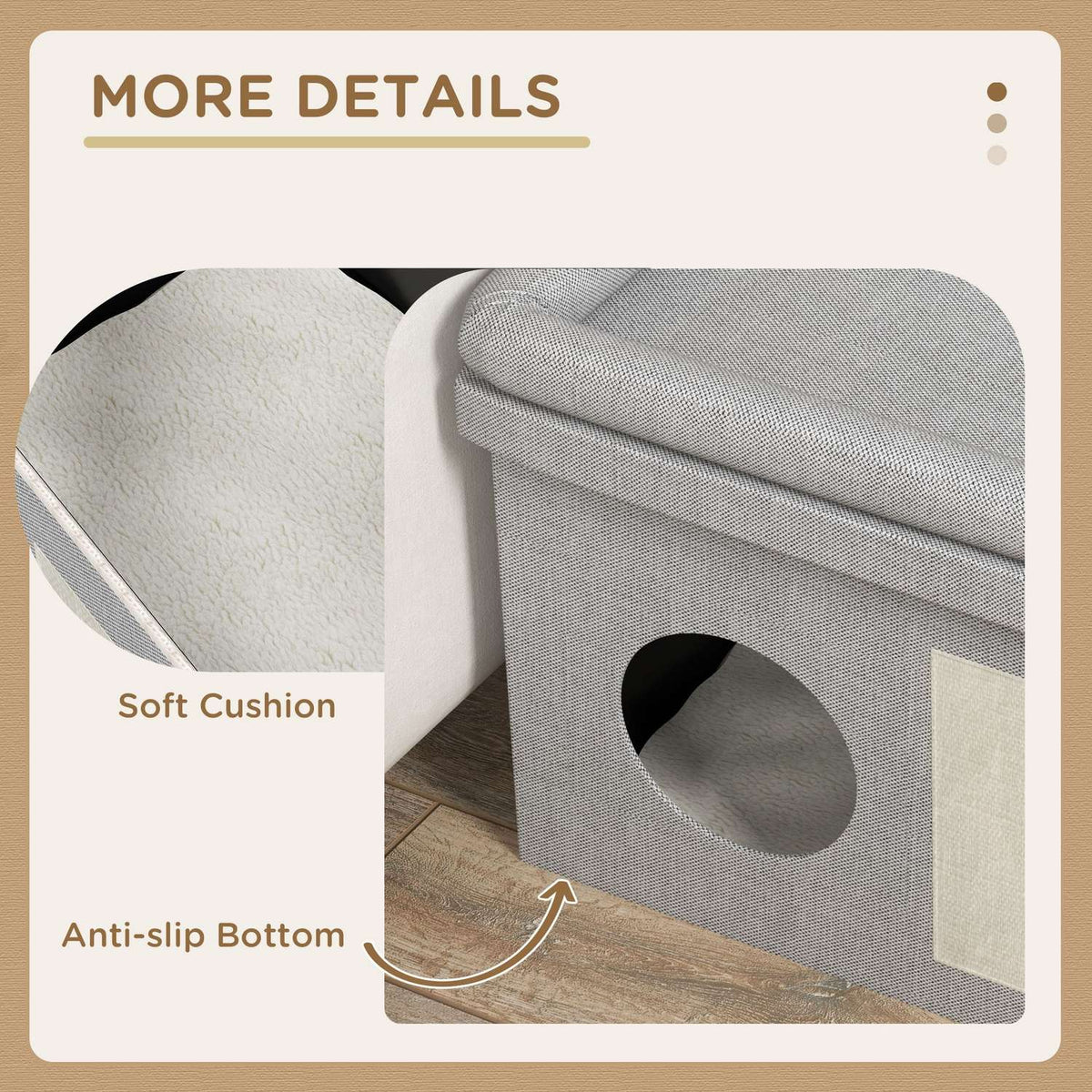 Stainless Steel Feeding Bowl Set Of 2 Bowls Cats Dogs Up To 8Kg Polyester 78X48X49.5Cm Gray