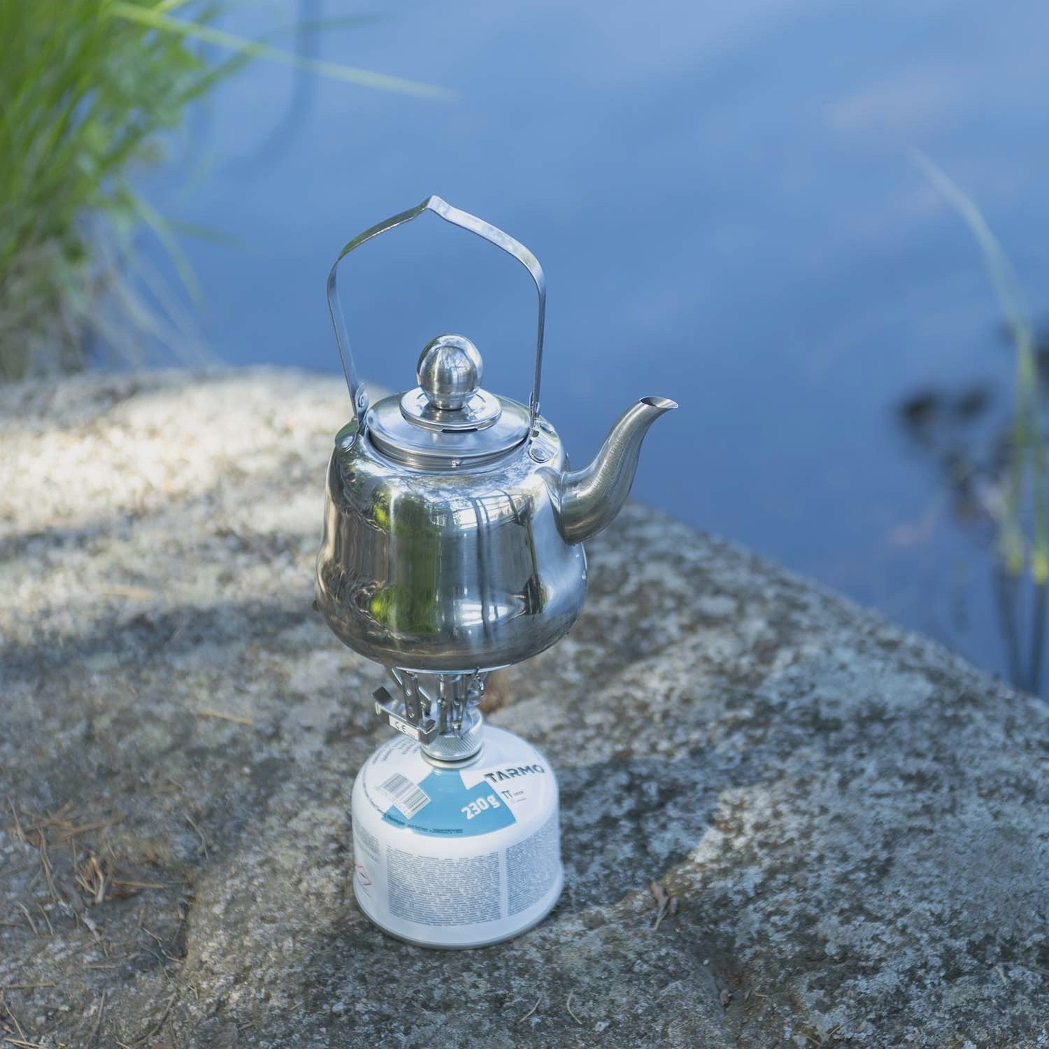 Stainless Steel Kettle, 1L, Camping & Home Use