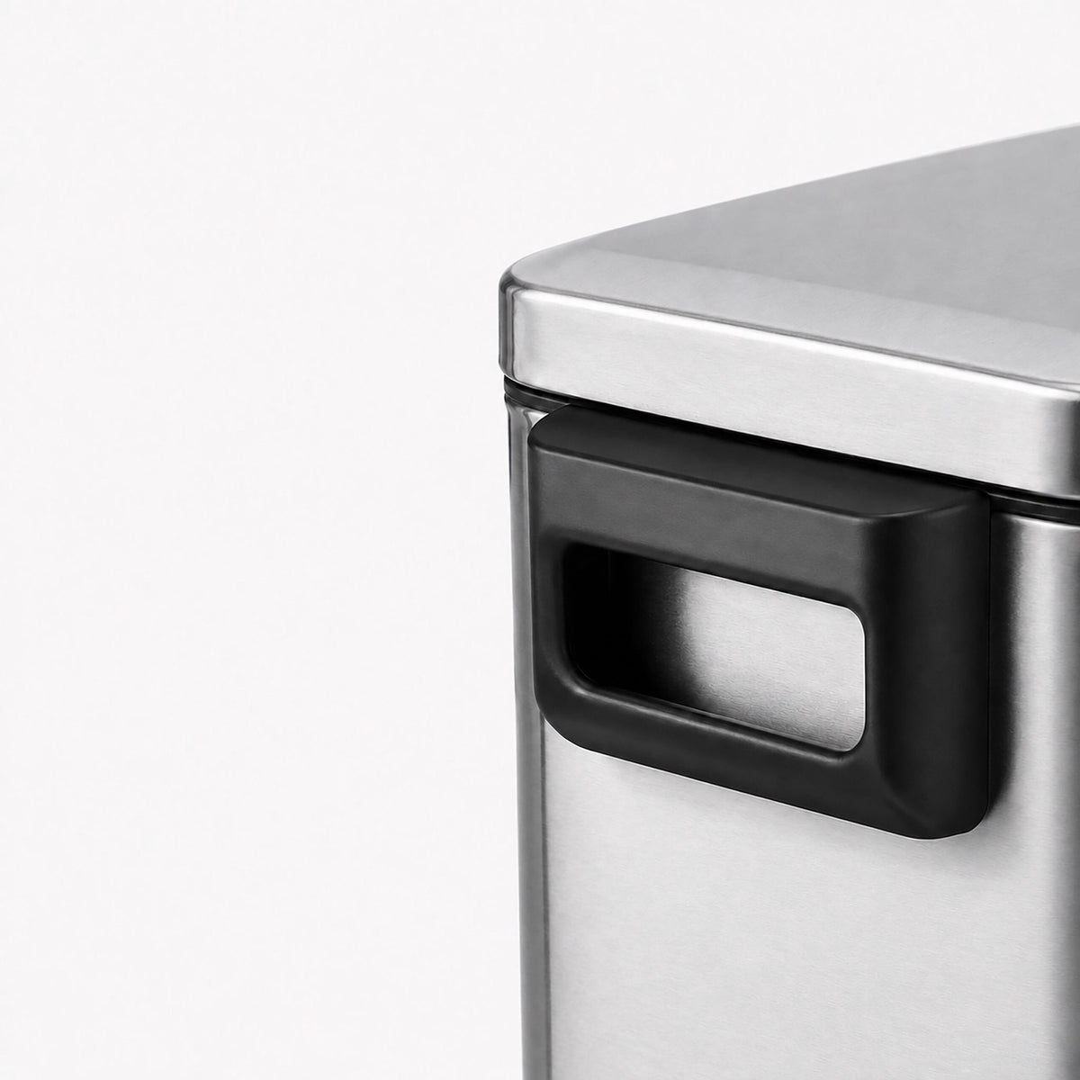 Stainless Steel Pedal Bin, 15L – Soft-Close, Slim Design