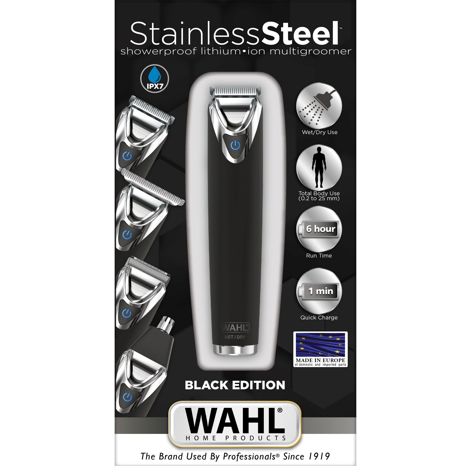 Stainless Steel Pro IPX7 BLACK EDITION 1081