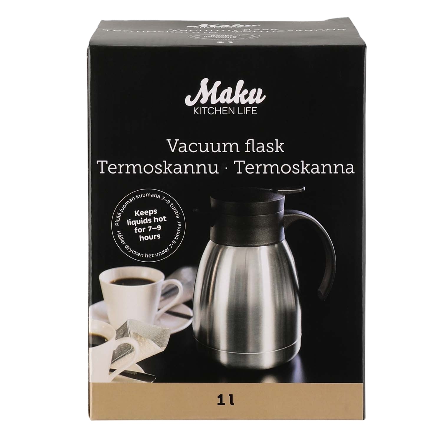 Stainless Steel Thermos, 1.0 L Capacity