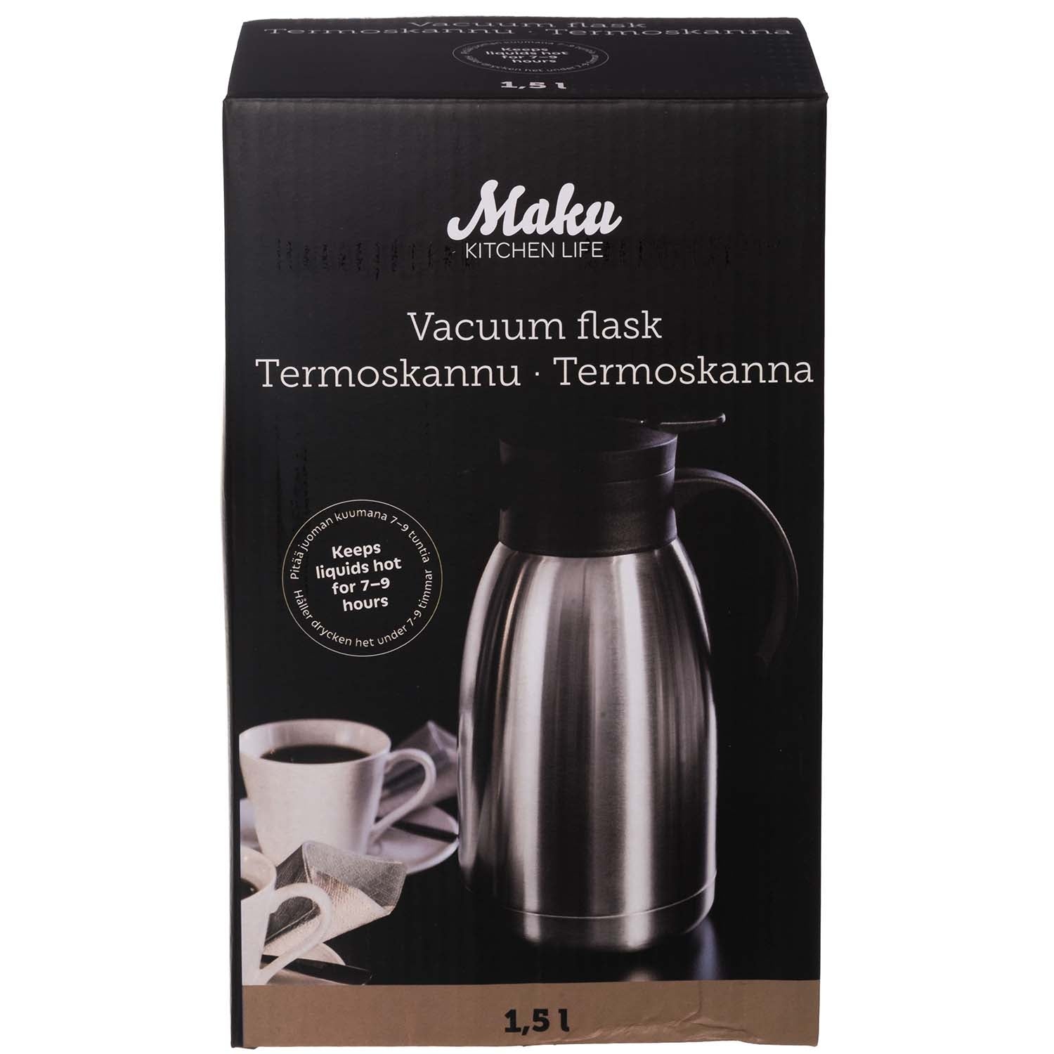 Stainless Steel Thermos, 1.5 L Capacity
