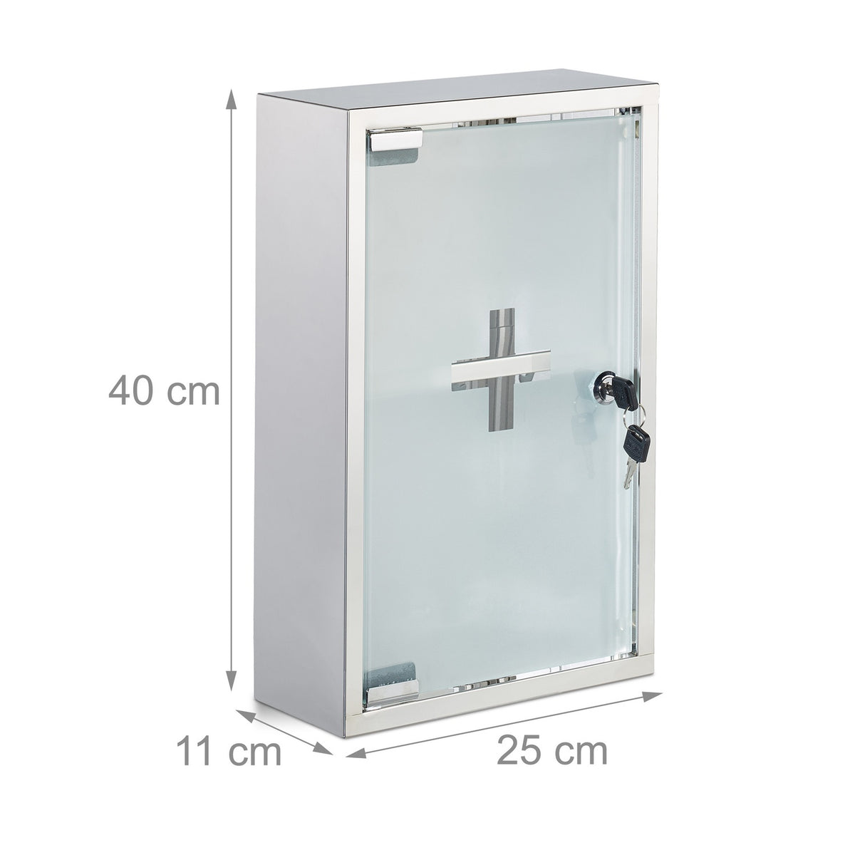 Stainless steel medicine cabinet
