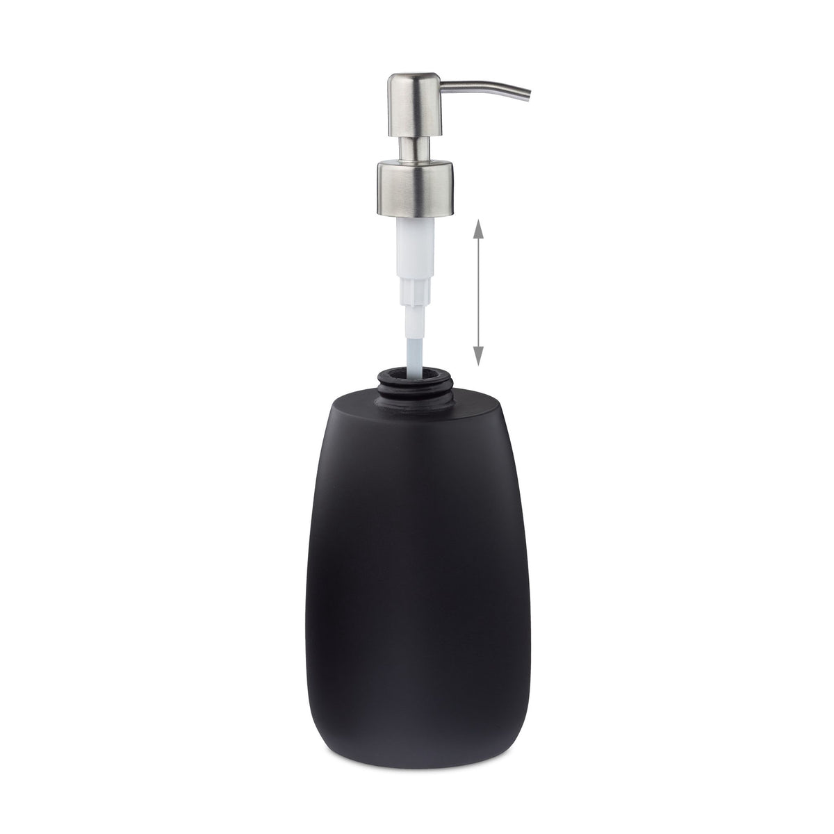 Stainless steel soap pump