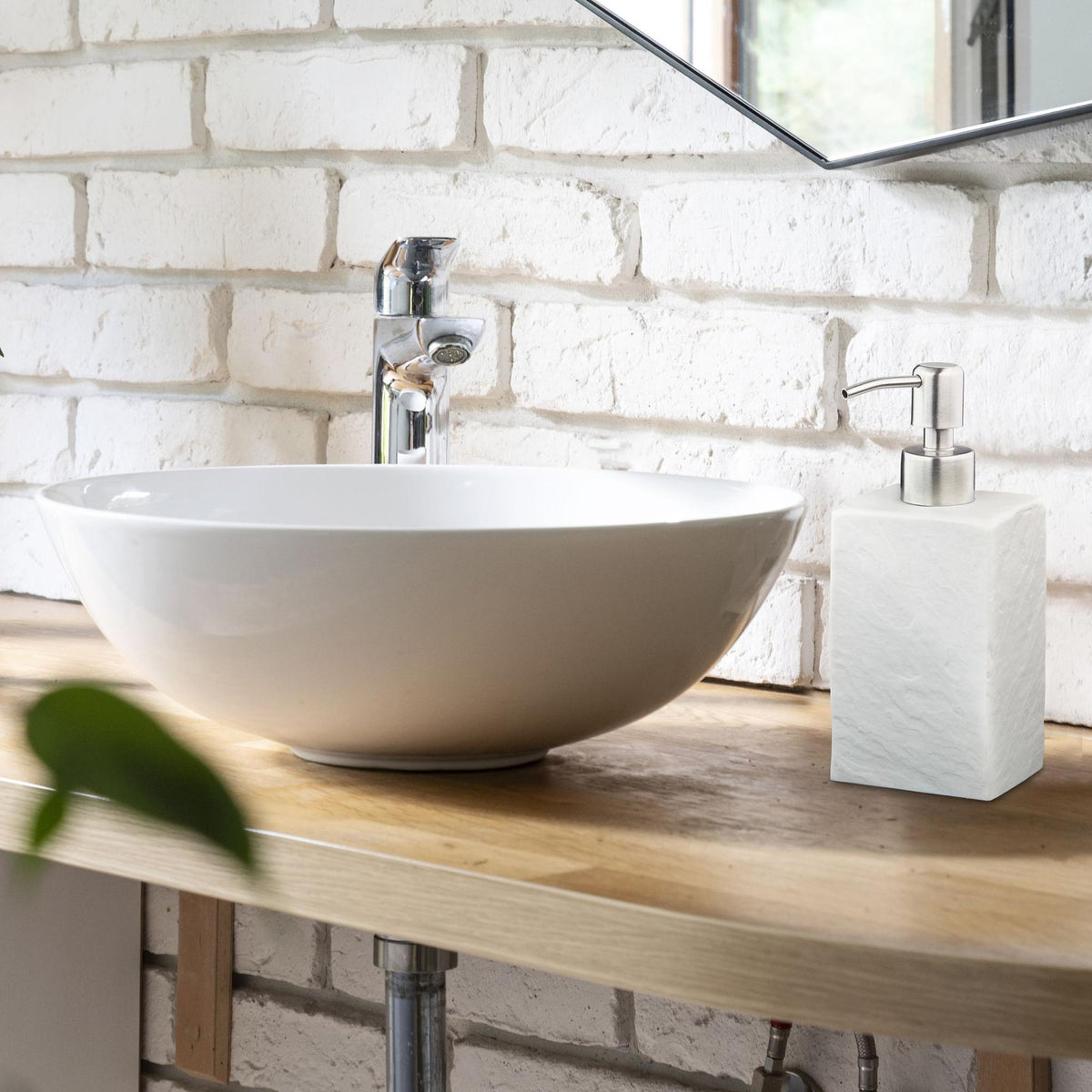 Stainless steel soap pump
