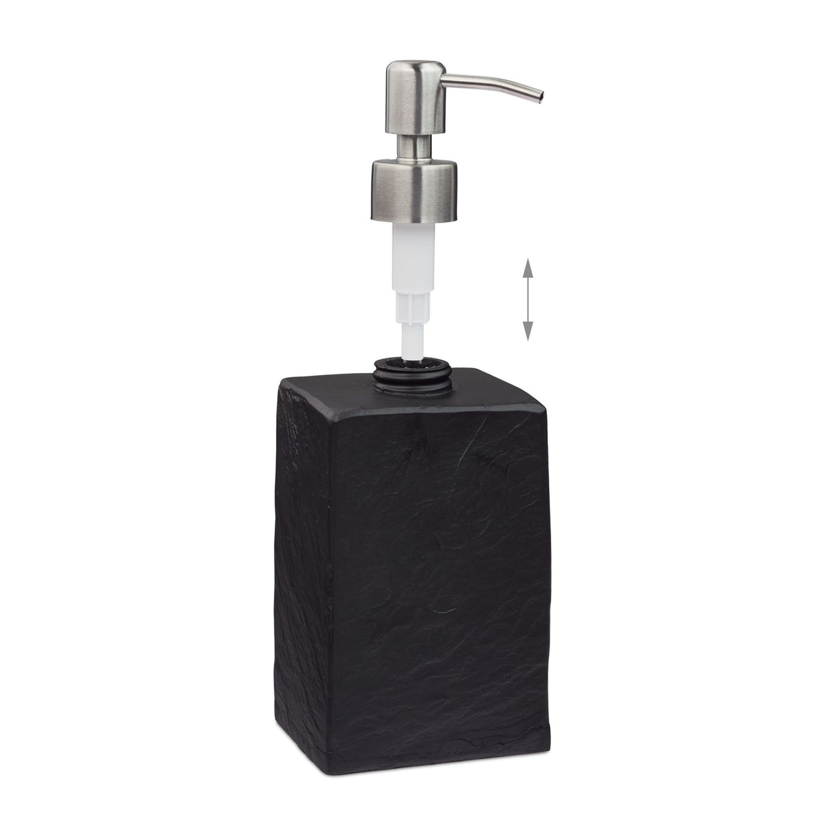 Stainless steel soap pump