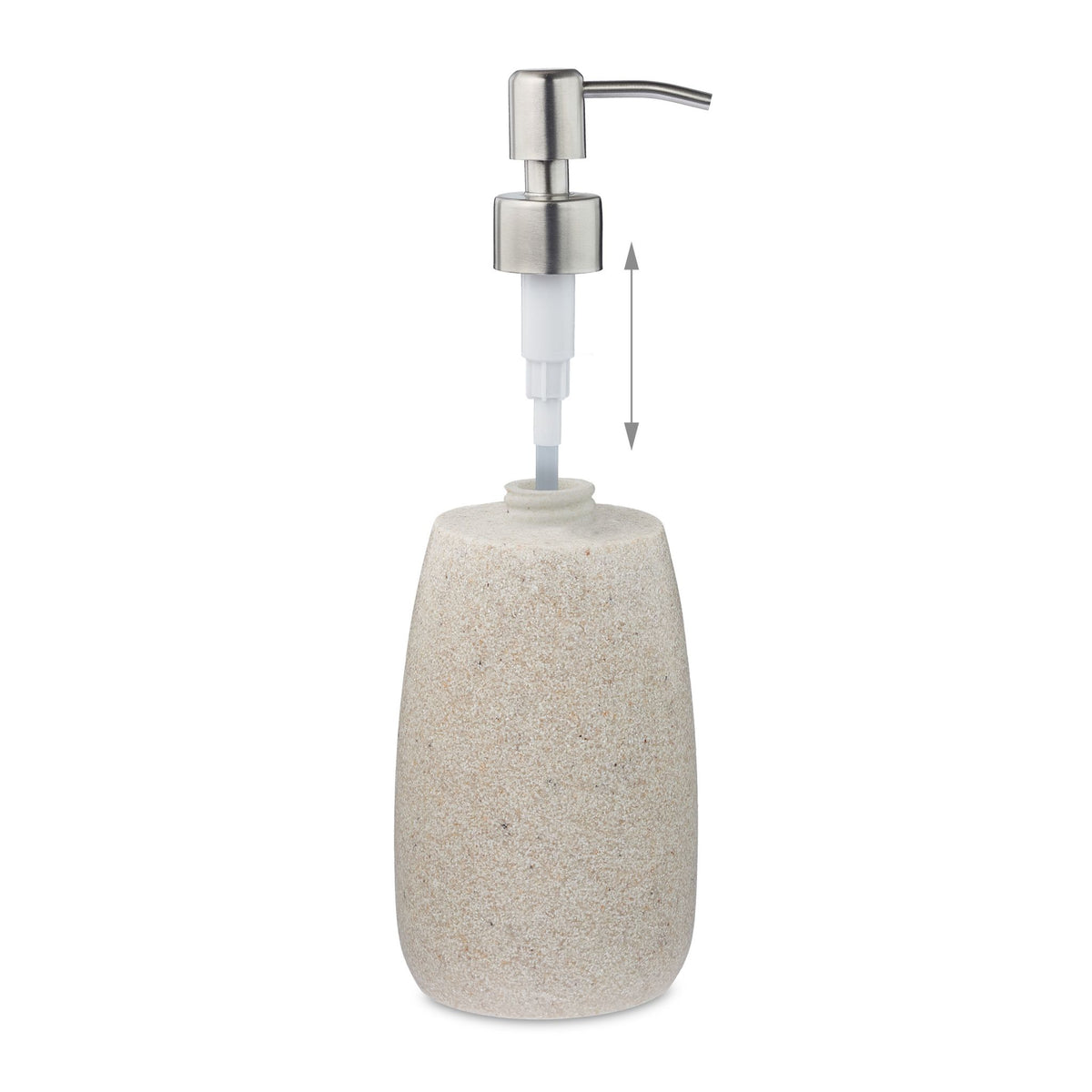 Stainless steel soap pump