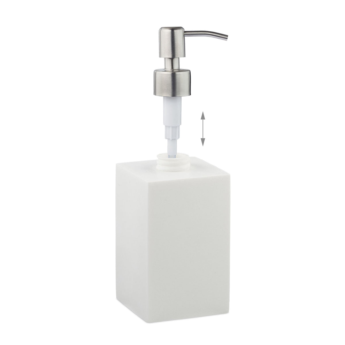 Stainless steel soap pump