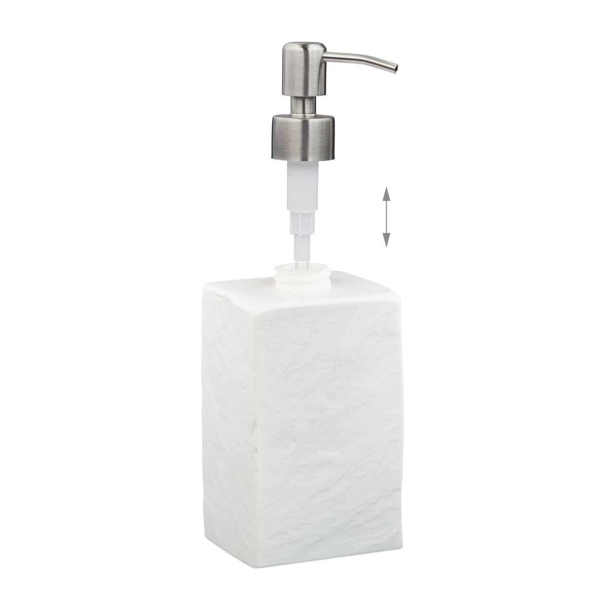 Stainless steel soap pump