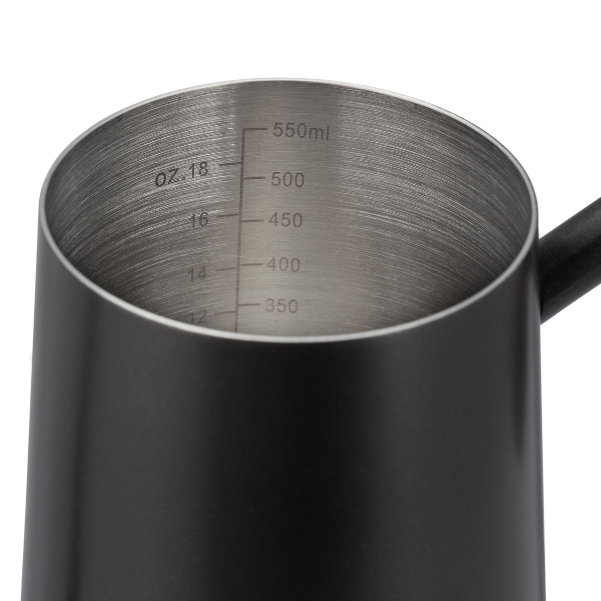 Stainless steel teapot with wooden handle