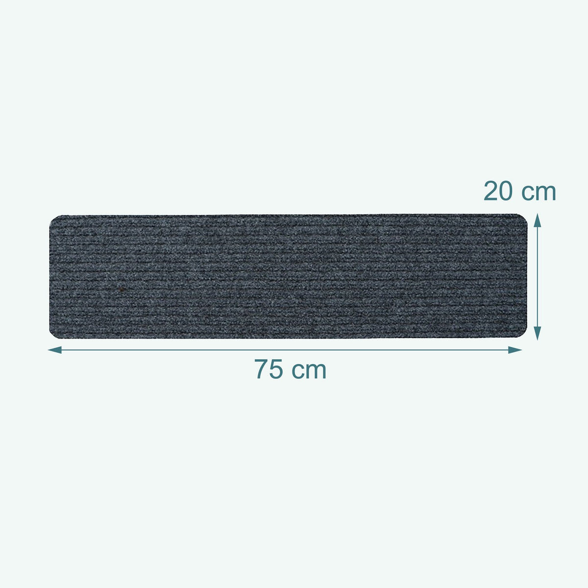Stair Mats, Self-Adhesive, 16pcs, 75x20cm