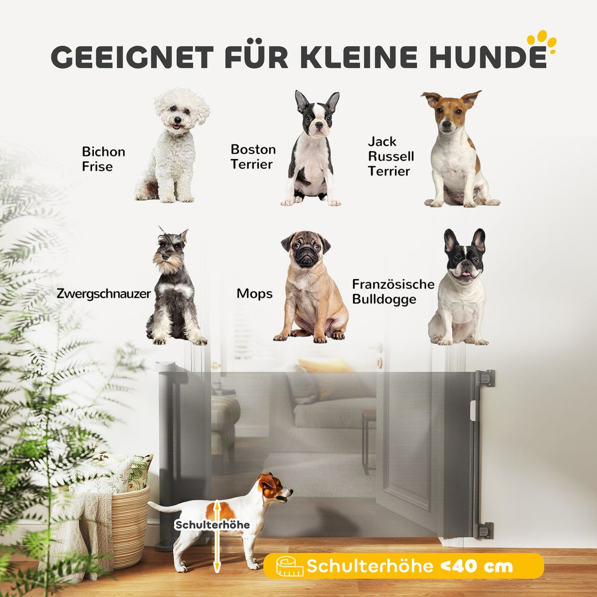Stair gate extendable 0-136cm 87 cm high door gate for pets 142 x 10 x 87 cm grey