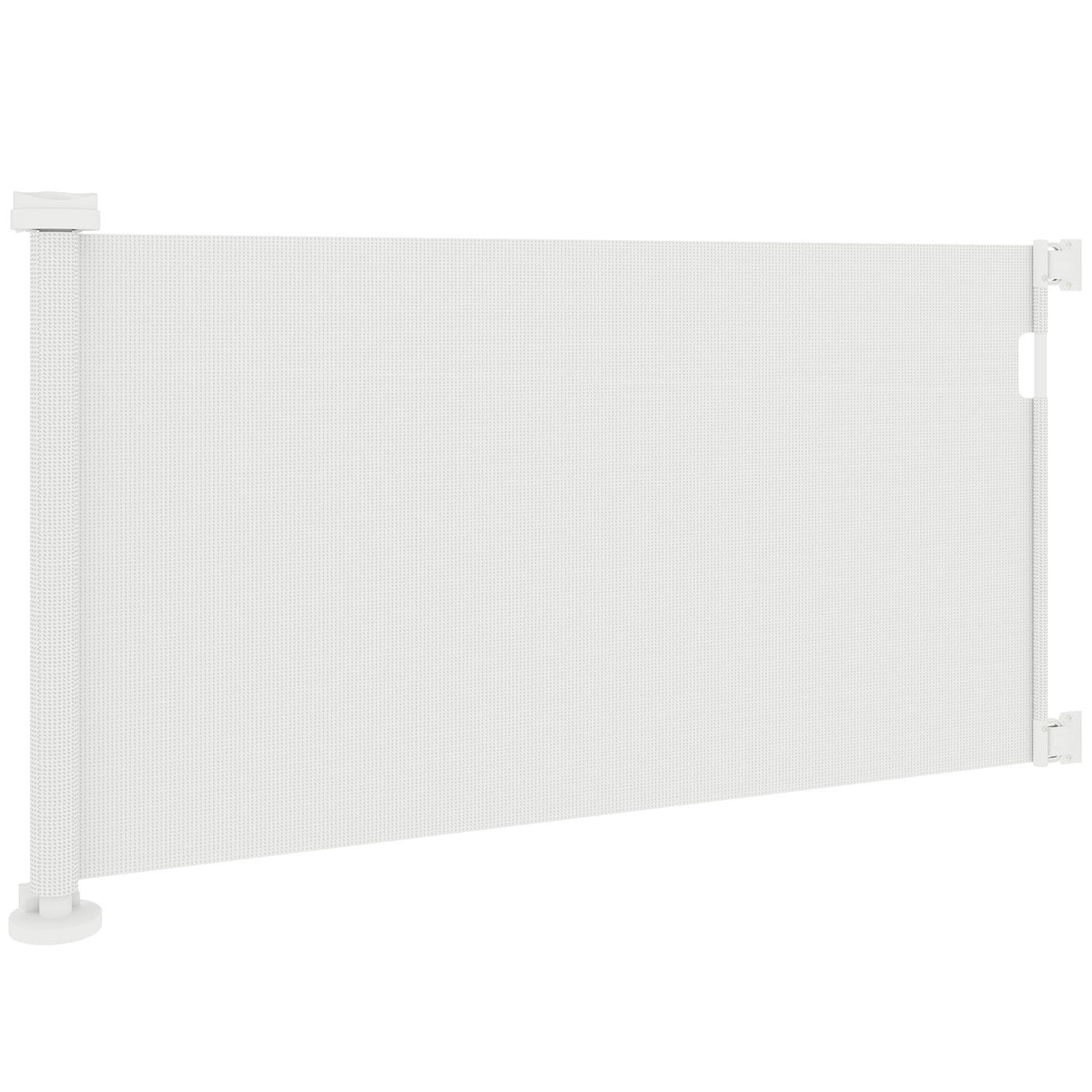 Stair gate extendable 0-136cm 87 cm high door gate for pets 142 x 10 x 87 cm white