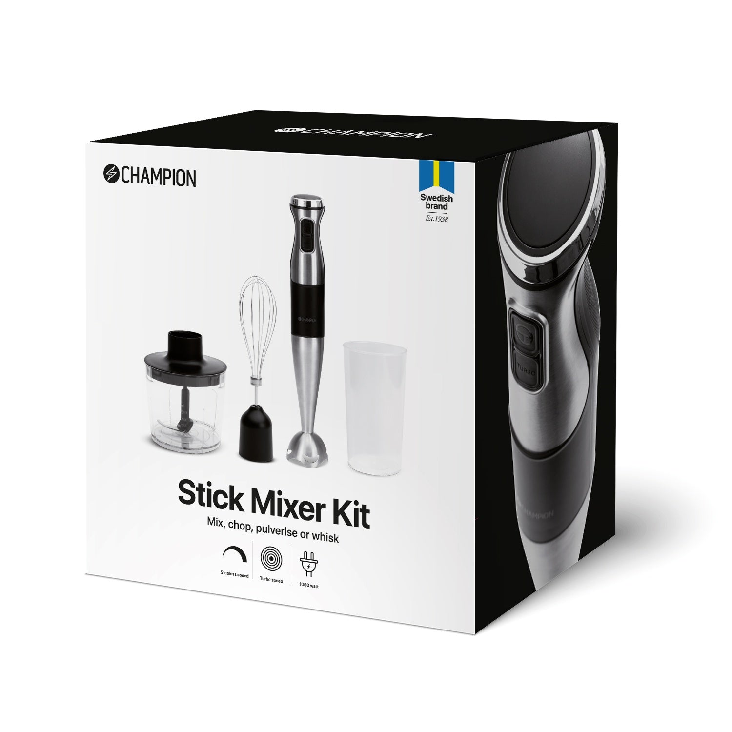 Stand Mixer 1000W Stainless Steel/Black