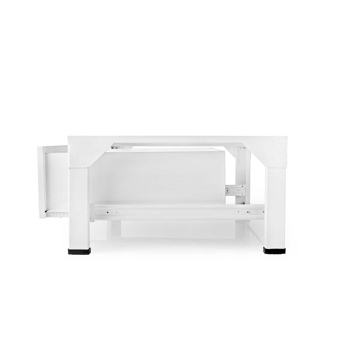 Stand for Washing Machine & Dryer | Drawer | 150 kg | White