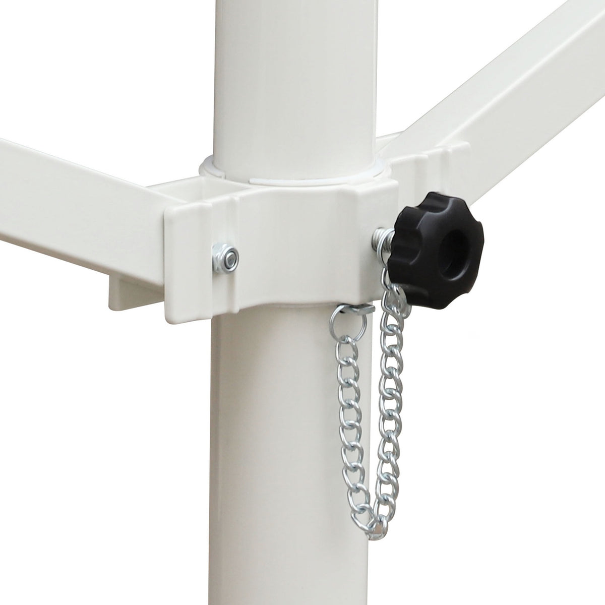 Standing Awning Garden Awning With Folding Arm And Crank, 4.5X3.4M, Gray, For Patio