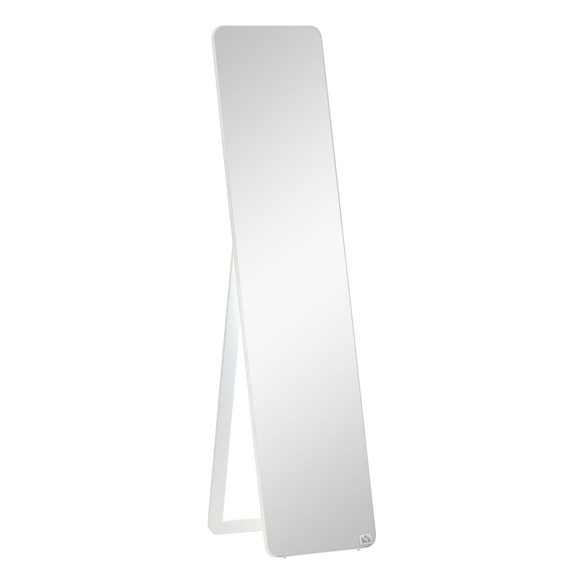 Standing Mirror, Full-Length Mirror With Folding Frame, Make-Up Mirror, Free-Standing Or Wall-Mounted, Stable For Living Room, Dressing Room