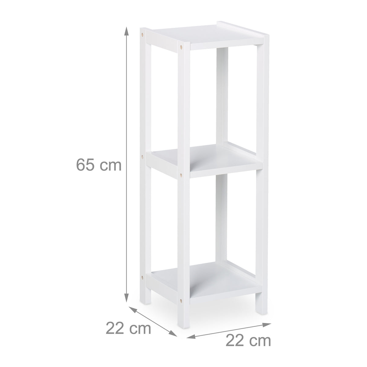 Standing Shelf with 3 Tiers for Kitchen & Bathroom