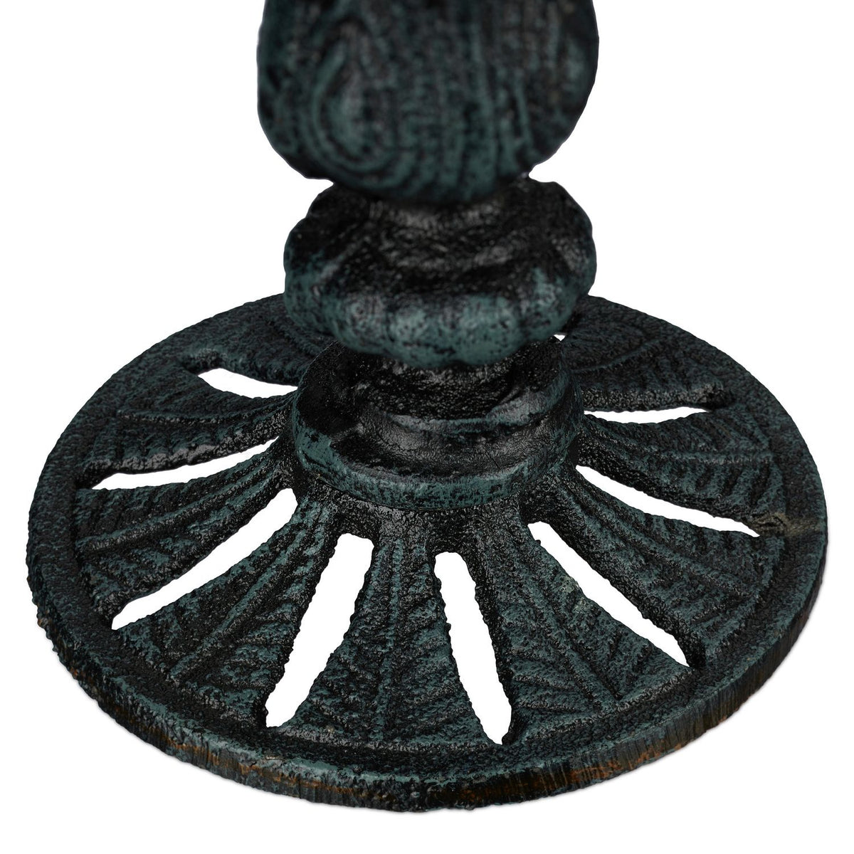 Standing bird bath in cast iron