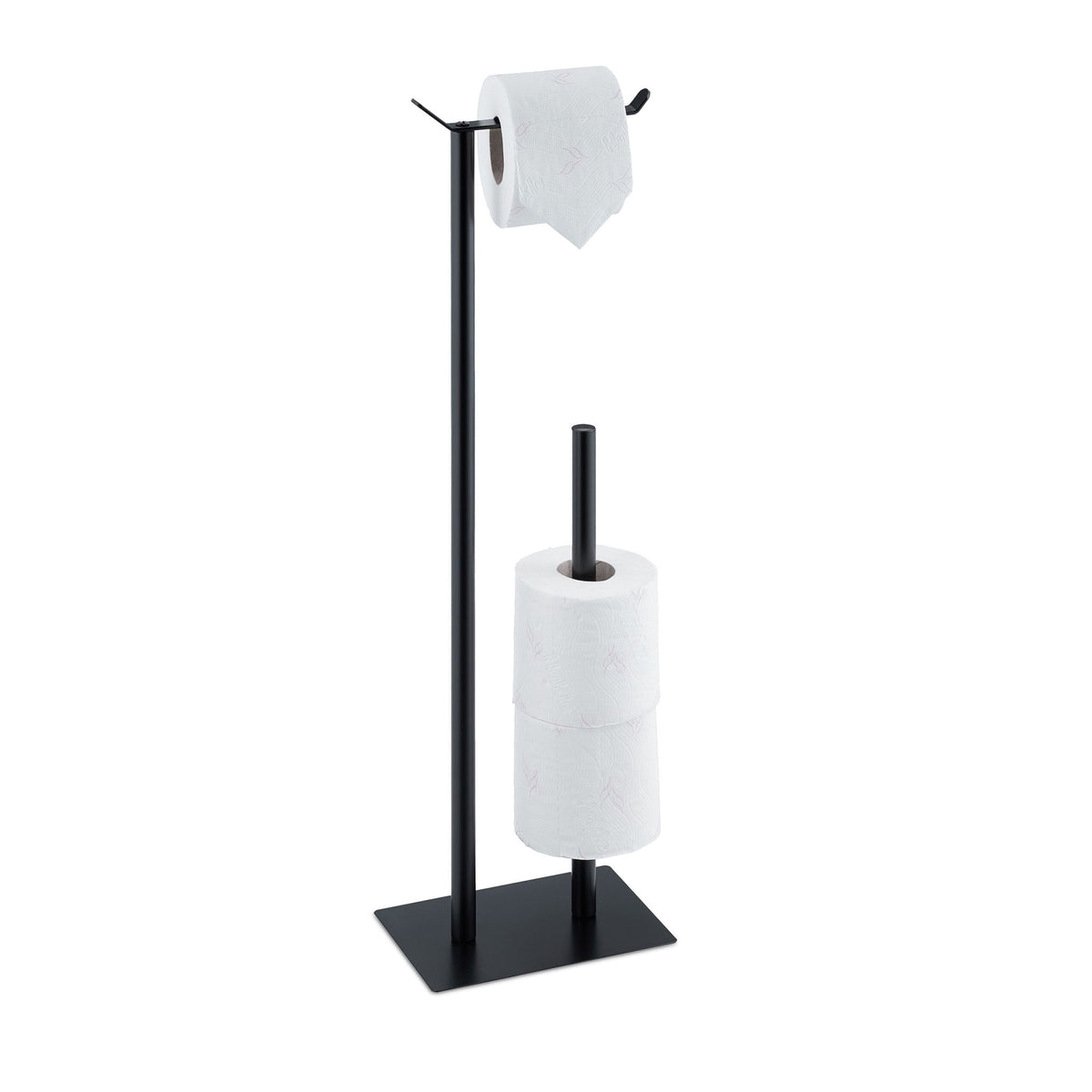 Standing toilet paper holder