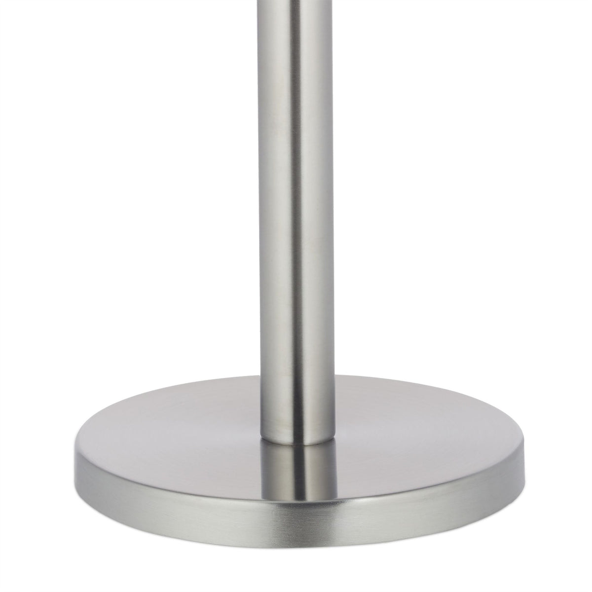 Standing toilet paper holder in metal