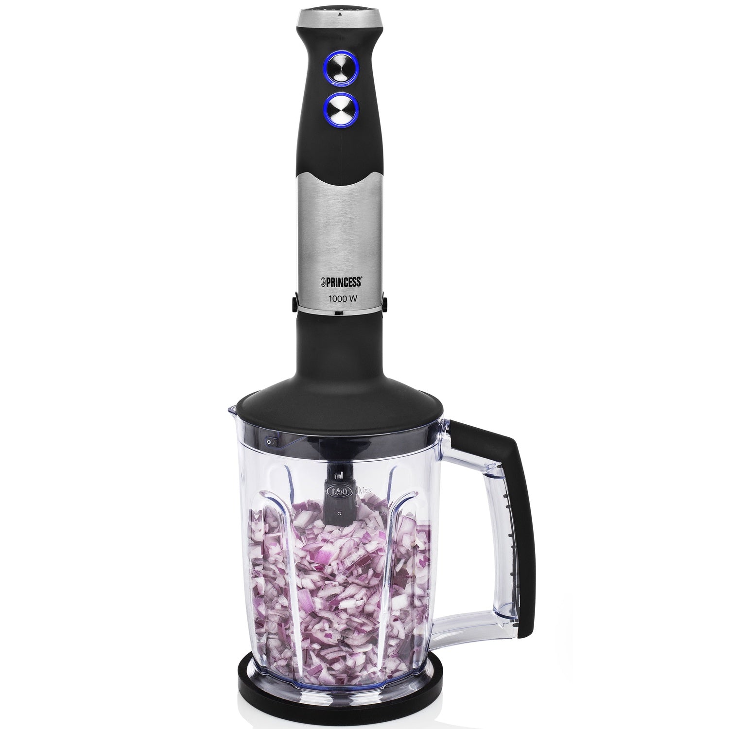Stand mixer set 1000W XL stainless steel